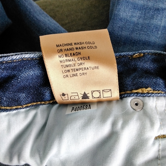 Driftwood Jackie Embroidered Mid-rise Skinny Ankle Jeans In Blue Size 26 - Picture 6 of 7